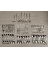 Superior Stainless Flatware Radiant Rose Service For 12 Mid Century Mode... - £117.24 GBP