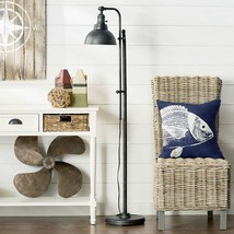 65-inch Tall Floor Lamp Task Light in Distressed Metal Finish - $3,412.91 MXN