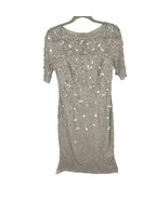 Adrianna Papell Beaded Knee-Length Sheath Dress Short-Sleeve Sz. 6 - $2,749.48 MXN