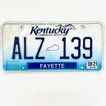 2021 United States Kentucky Fayette County Passenger License Plate ALZ 139 - £12.57 GBP