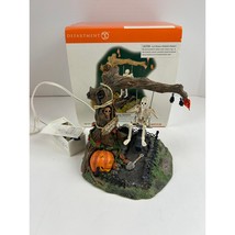 Department 56 Animated Swinging Skeleton Halloween Village Accessory wit... - $29.99