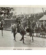 1914 King George On Horse Aldershot Equestrian WW1 Print Antique Militar... - £31.46 GBP