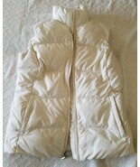 EDDIE BUAER PREMIUM GOOSE DOWN COLD WEATHER LIGHTWEIGHT WHITE QUILTED VE... - $32.26 CAD
