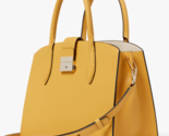 Kate Spade Voyage Medium Satchel Yellow Textured Leather K7739 NWT $348 FS - $168.29