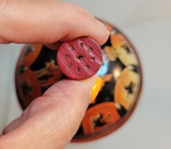 Halloween Vtg Noise Maker Tin Litho with Clapper & Wood Handle image 5