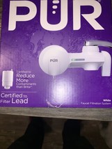 PUR MAX ION Removes 99% Lead Reduces Chlorine WHITE FAUCET FILTRATION SY... - $19.99