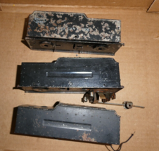 Lot of 3 Vintage S Scale American Flyer Metal Tender Car Bodies Shells - £22.15 GBP