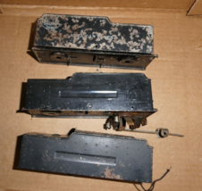 Lot of 3 Vintage S Scale American Flyer Metal Tender Car Bodies Shells - £21.79 GBP