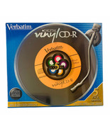 NEW Verbatim Digital VINYL CD-R 700 Five pack 5 Colors Jewel Case SEALED - $278.37 MXN
