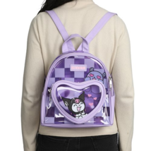 Officially Licensed Sanrio Kuromi Checkerboard Mini-Backpack - $58.49