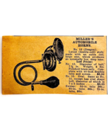 1917 Miller&#39;s Automotive Dragon Horn Advertisement Chas Miller Automobil... - $371.88 MXN