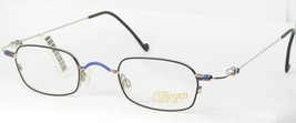 Vintage Von Bogen VB 175 un Noir/Argent/Bleu Lunettes vonBogen 45-24-139mm - $85.26