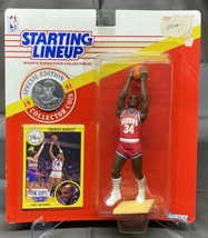 1991 Starting Lineup Kenner Charles Barkley Philadelphia 76ers Sixers Card Coin - £22.36 GBP