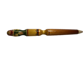 Vintage Matroska Russian Traditional Tradiotoin Ukraine Matrjoschka Wood Pencil - £23.45 GBP