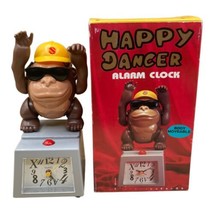 Vintage Spencer Gifts Happy Dancer Gorilla Alarm Clock 1994 Unused VIDEO - £41.85 GBP