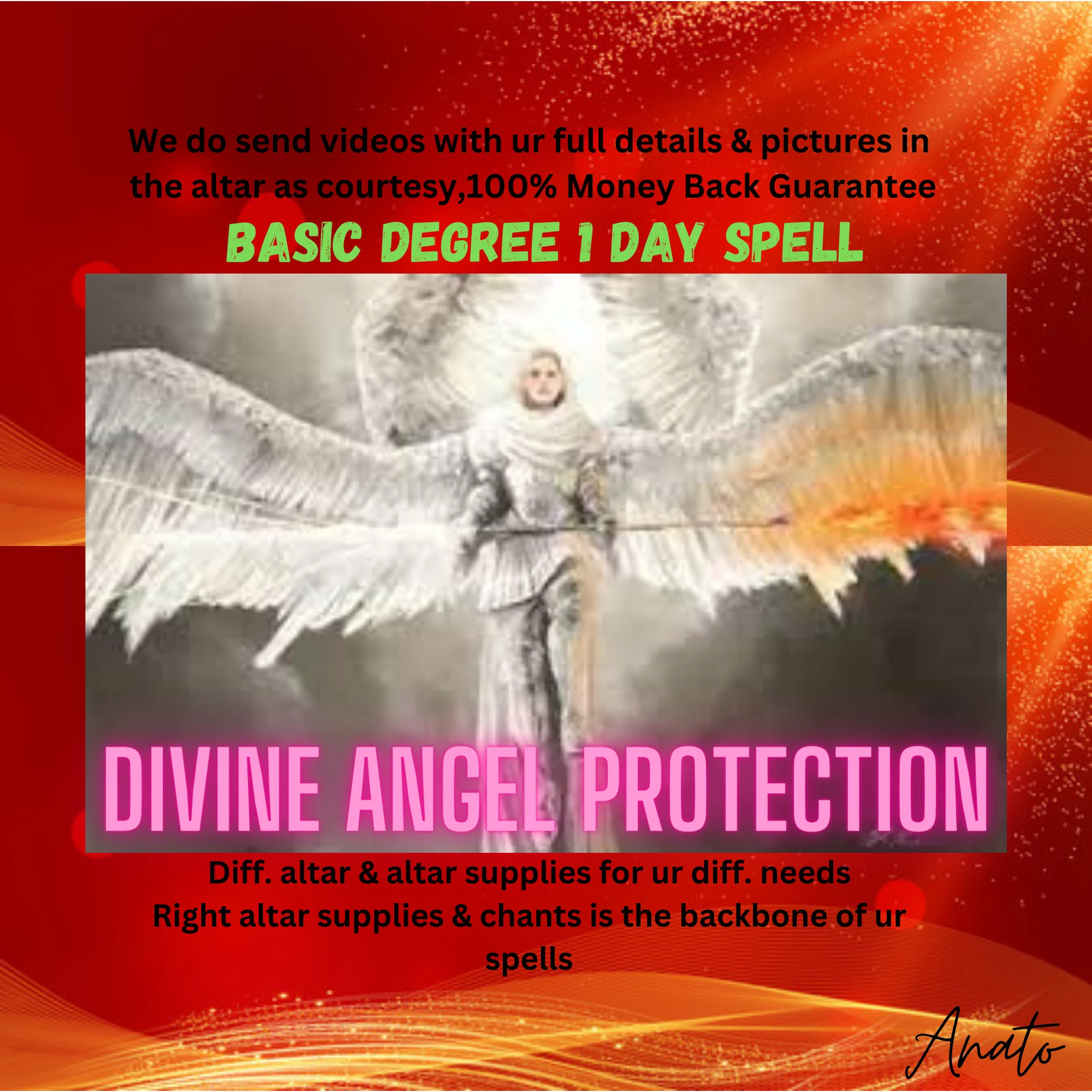 Same Day Casting Divine Angel Protection Triple Protection Curse Removal Spell - £495.97 GBP