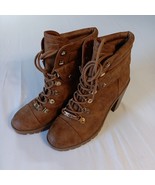 GBG Los Angeles Josine Heeled Boots Lace Up Ankle Boots Booties Womens S... - €33,37 EUR