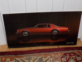 Vintage 1976 Chevrolet Impala Coupe Dealer Display Sign - $49.50