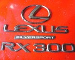 1999-2003 OEM Genuine Lexus RX300 SILVERSPORT &quot;Black Pearl&quot; Rear Emblem ... - £32.52 GBP