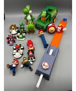 Super Mario Bros. Toy Set With Mario Luigi Yoshi &amp; Donkey Kong Figures &amp;... - $21.67