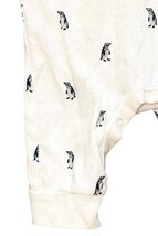 Janie and Jack Baby Romper 0-3 Months Penguin Long Sleeve Snap image 3