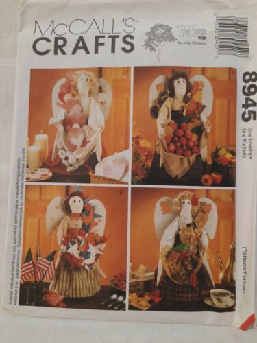 Primary image for McCall's Crafts Tree House Designs Pattern 8945 Angels For All Seasons - Holiday