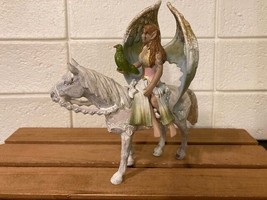 Elfen Bayala Surah Elf Fairy on Horse with Bird.by Schleich World of Elv... - $9.05