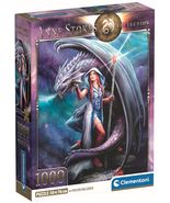 NEW Clementoni Jigsaw Puzzle 1000 Pieces 39956 Dragon Mage Anne Stokes - $23.89