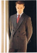 Advertising Postcard Brettons Fashions Suit Male Model Larger Card - $1.43