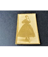 Antique G.W. Gail &amp; Ax&#39;s Navy Tobacco Card with image of Actress Carmenc... - £21.90 GBP