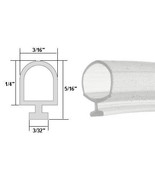 Gordon Glass® Bulb Type Weatherstrip, 3/16&quot; Width, 3/32&quot; Backing, Clear - 2 - €33,48 EUR