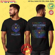 COLDPLAY MUSIC OF THE SPHERES WORLD TOUR 2025 T-Shirt S-5XL - $450.50 MXN+