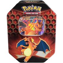 Pokemon Empty Collectible Tin TCG Sun and Moon Hidden Fates Charizard GX - €5,96 EUR