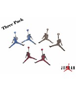 NEW MICHAEL JORDAN SILVER -PLATED PAIRS STUD EARRINGS RED, BLUE, CLEAR C... - $553.92 MXN