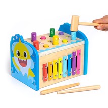 Baby Shark Pound And Tap Bench - Xylophone And Numbers Maze - Gifts For ... - £42.48 GBP