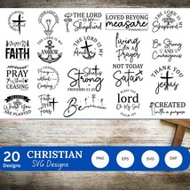 Christian SVG Bundle – Bible Quotes SVG - $4.50