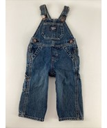 Vintage OshKosh B&#39;gosh Sz 12mo Overalls Blue Denim Toddler Osh Gosh Boy ... - $53.97 CAD