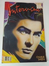 Andy Warhol Interview Magazine Charlie Sheen Feb 1987 - £21.06 GBP