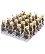 WW2 24pcs/Lot Military Soldiers Building Blocks Figures Bricks Toys Ital... - $18.00