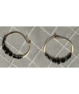 Gold Plated Hoop Green And Blue Beaded Earrings Fashion Jewelry For Women - €17,09 EUR