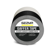 GEZMR Single Side Gaffer Duct Tape, Heavy Cotton Strong Matte Gaff Tape 2 pcs - £4.82 GBP