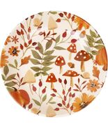 9.5 Inch Mushroom Forest Design Pasta Bowl Set of 6 - $88.05
