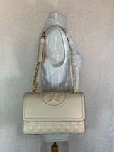 NEW VERSION Tory Burch New Cream Leather Fleming Convertible Bag $598 - £477.92 GBP