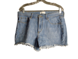 Ann Taylor Loft Cut Off Shorts Geometric Pattern Distressed Raw Hem 10 W30 - £8.92 GBP