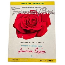 58th Annual Tournament of Roses Pasadena Official Parade Program January 1, 1947 - £12.46 GBP