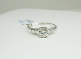 Estate Vintage 14k White Gold Diamond Engagement Ring, 0.80ct tw - £1,558.74 GBP