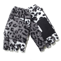 Polarex Hot Headz Fleece Glomitts Snow Leopard, One Size - $5.99