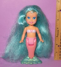 My Pretty Mermaid Playskool Moon Glow Blue Hair Hasbro HTF Rare Doll 1992 - £57.94 GBP