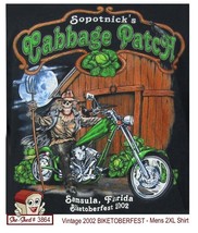 Vintage 2002 Biketoberfest Samsula Florida 2XL Short Sleeve T-Shirt - £15.62 GBP