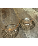 2 AMERICAN SWEETHEART PINK BOWLS 4.25” Diameter  2.5” Tall ---MacBETH-EVANS - $15.45 CAD